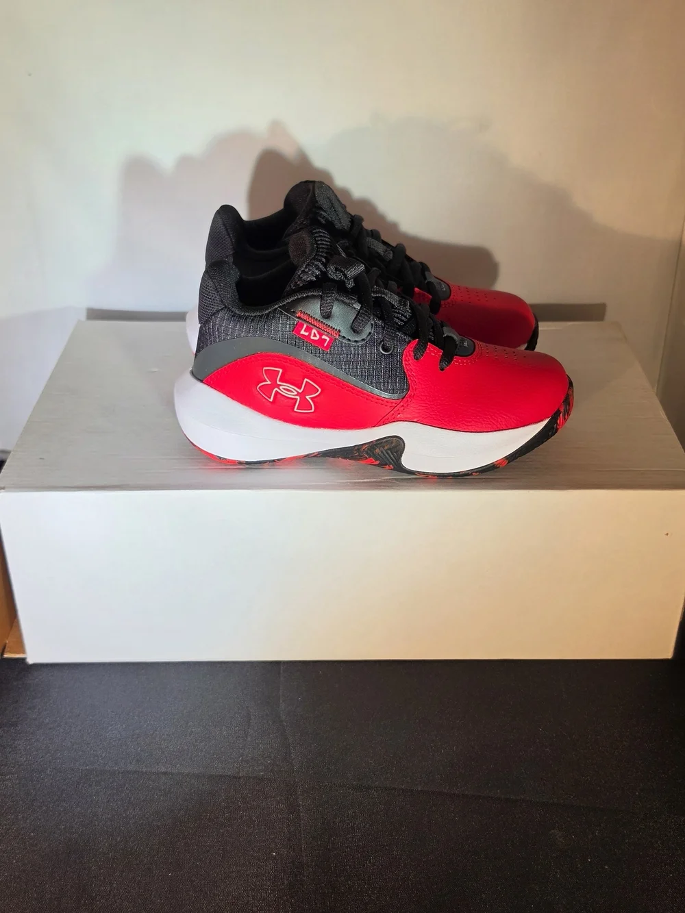 Under Armour Kids Sneakers - Black & Pink Accent